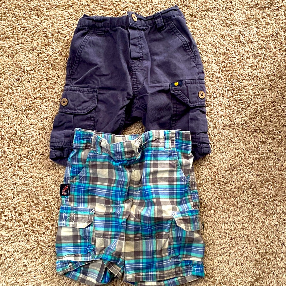 ❤️SALE❤️LUCKY BRAND TODDLER Boys Cargo Shorts. Size 18 Months